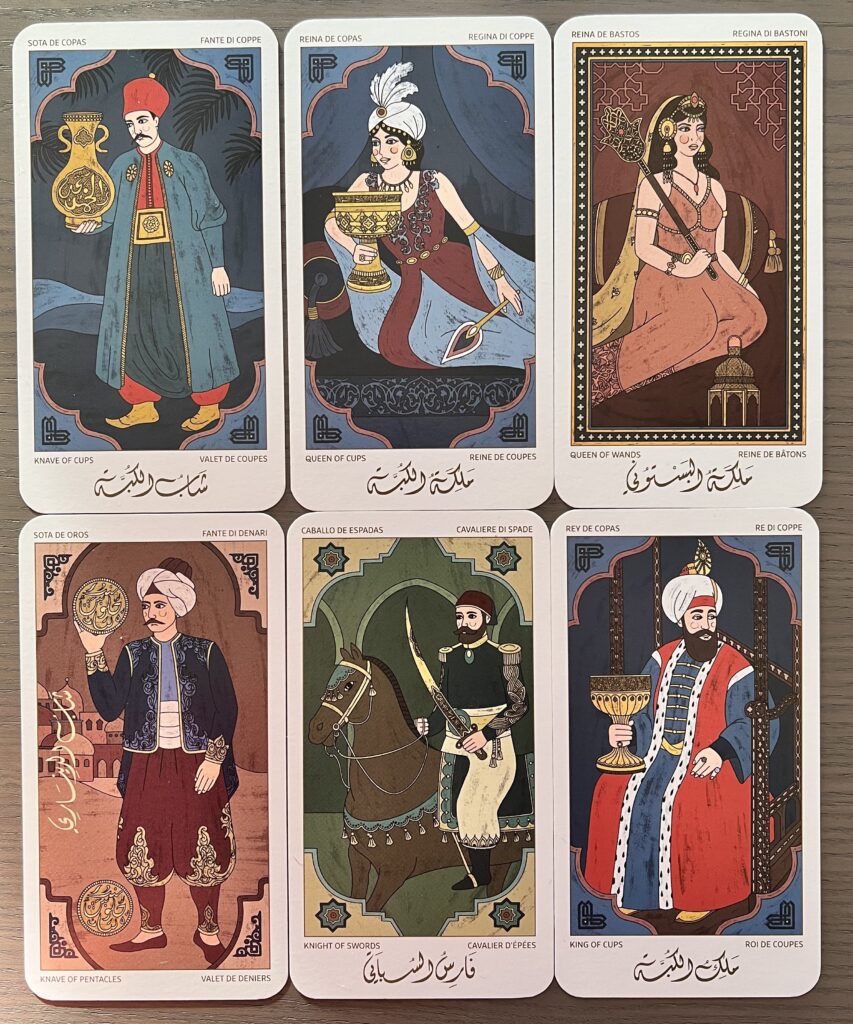 Tarot Beirut court cards
